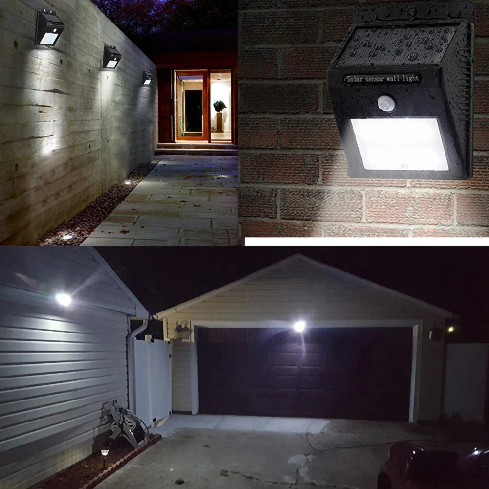 Luz Led Exterior Solar Sensor Movimiento