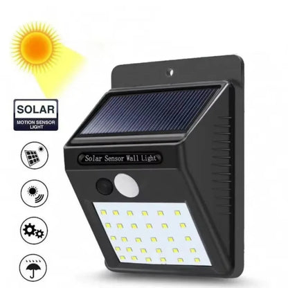 Luz Led Exterior Solar Sensor Movimiento